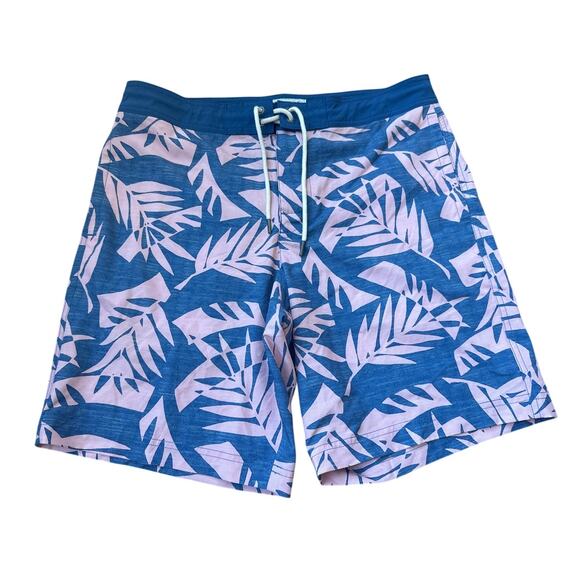 American Eagle Board Swim Shorts Tropical Pink Blue Mens Medium NWOT - Picture 2 of 9